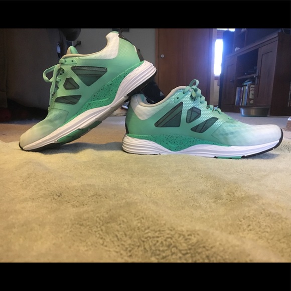 Shoes - Mint and white running shoes